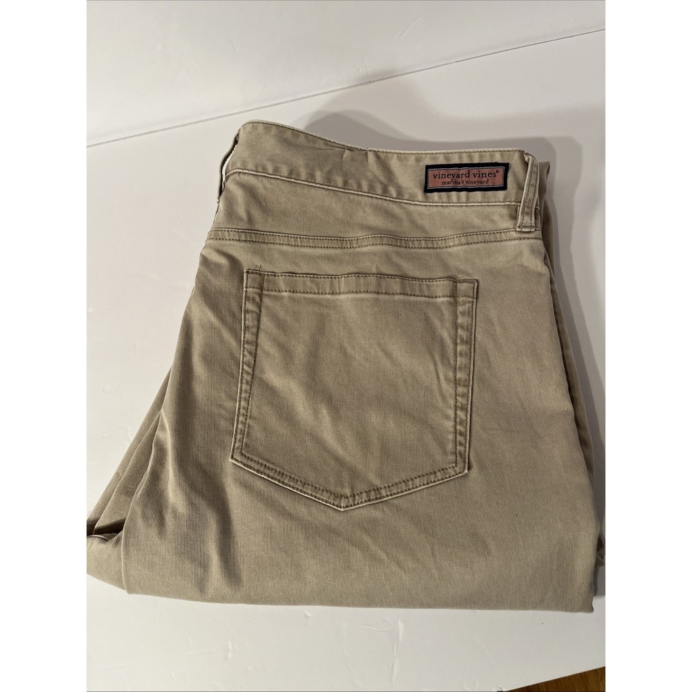 Vineyard Vines Men's Khaki Pants 38W 30L Classic Fit Beige Casual Chino